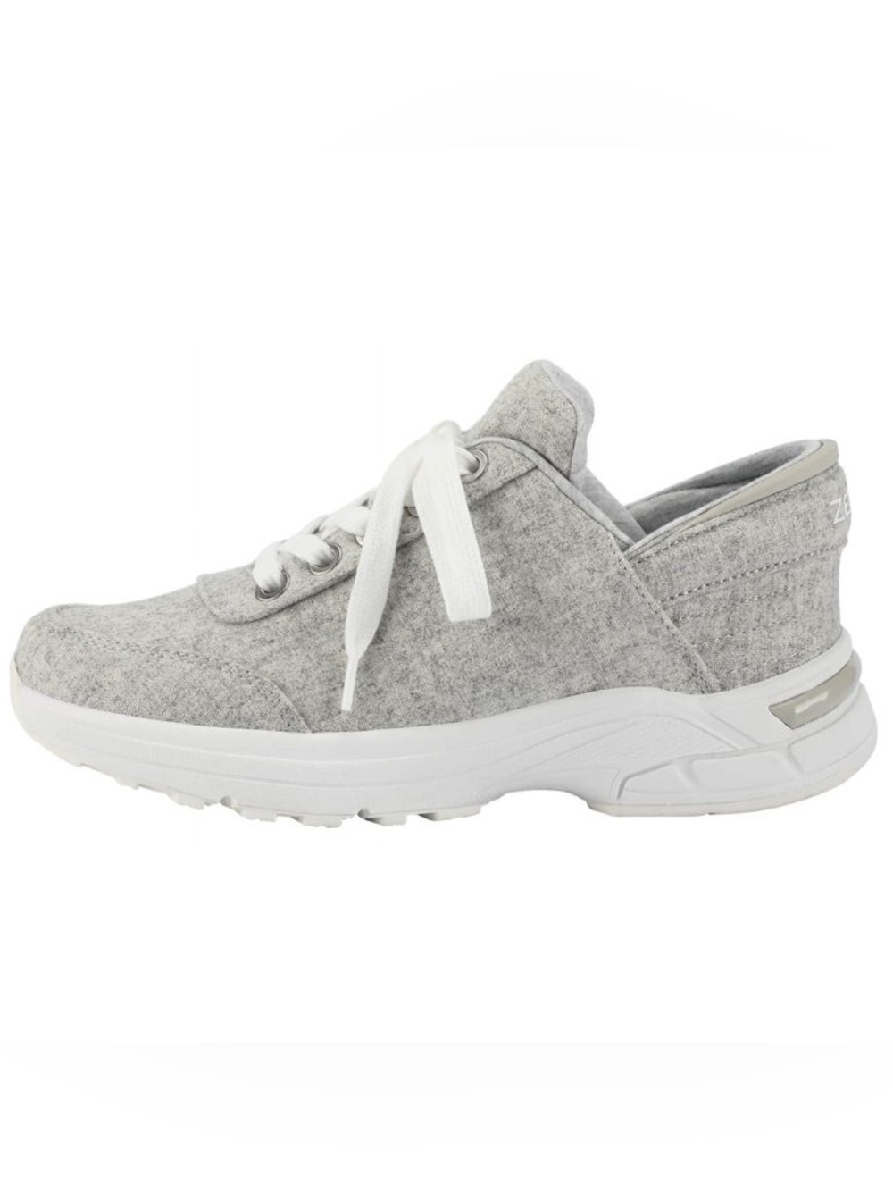 NWOB Zeba Women's Gray Hands Free Slip-On Walking Shoes Size: 9
